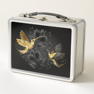 Lunch Box Colibri noir et or