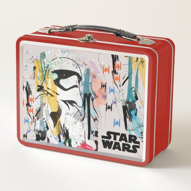 Lunch Box Collage de graffiti de stormtrooper (Devant)