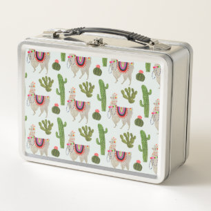 Lunch Box Collection Llamarama   Cactus & Llama Motif