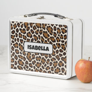 Lunch Box Collection tendance Leopard blanc haut de gamme