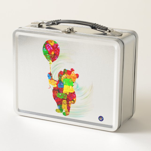 Lunch Box Colorful Pooh  (Devant)