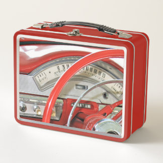 Lunch Box Compteur de vitesse de voiture classique de 1958