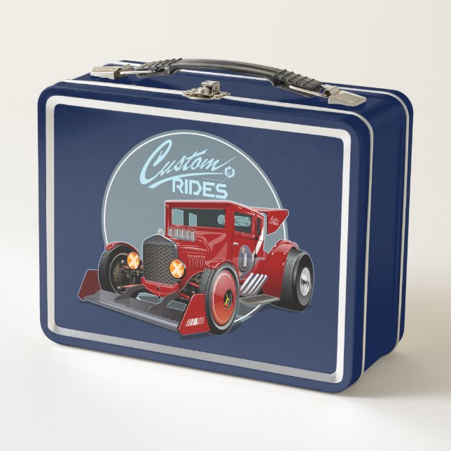 Lunch Box Concept de voiture de course retro personnalisé (Devant)