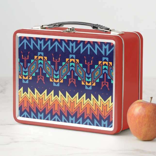 Lunch Box Conception abstraite de la conception tribale (En situation)