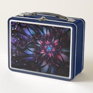 Lunch Box Conception Abstraite des fleurs fractales.
