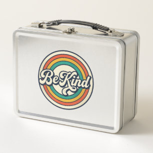 Lunch Box Conception de chemise vintage rétro arc-en-ciel So