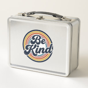 Lunch Box Conception de chemise vintage rétro arc-en-ciel So
