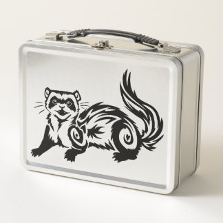 Lunch Box Conception de tatouage de Ferret Tribal