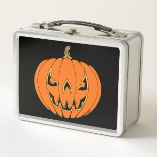 Lunch Box Conception d'Halloween de citrouille effrayante Ja