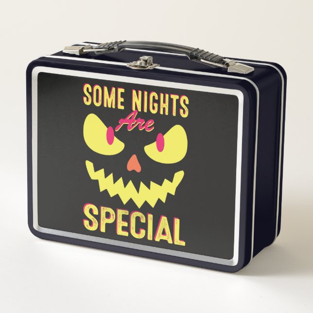 Lunch Box Conception d'halloween face effrayante et amusante (Devant)