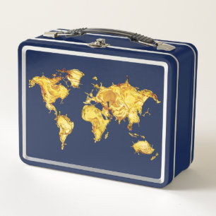 Lunch Box Conception d'impression 3D de Bright Golden World 