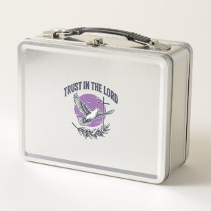 Lunch Box Confiance dans le Seigneur Colombe Design de T-Shi