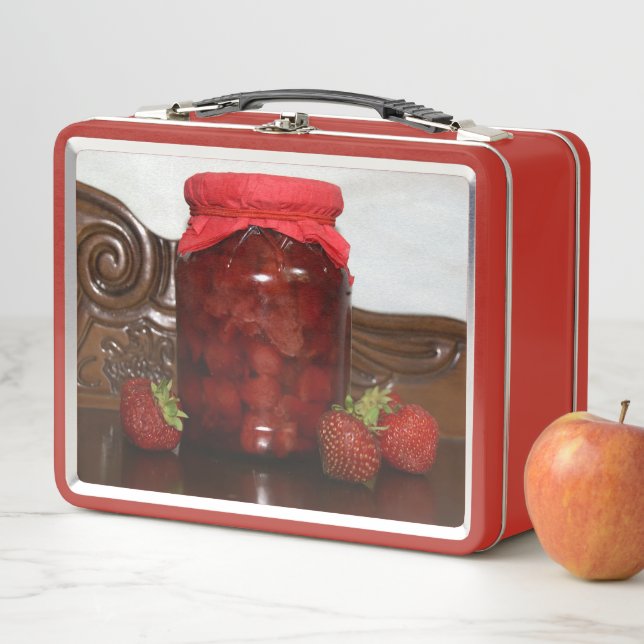 Lunch Box confiture de fraise (En situation)