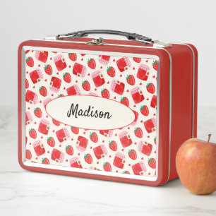 Lunch Box Confiture de fraises mignonne & motif coeurs Fille