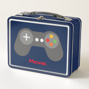 Lunch Box Contrôleur de jeu vidéo bleu