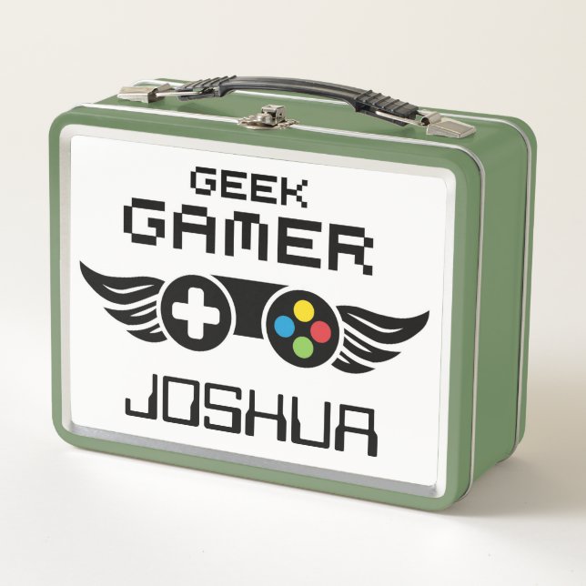 Lunch Box Contrôleur de jeu vidéo geek Gamer (Devant)