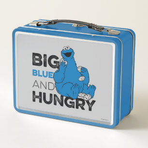 Lunch Box Cookie Monster   Big Blue & Hungry