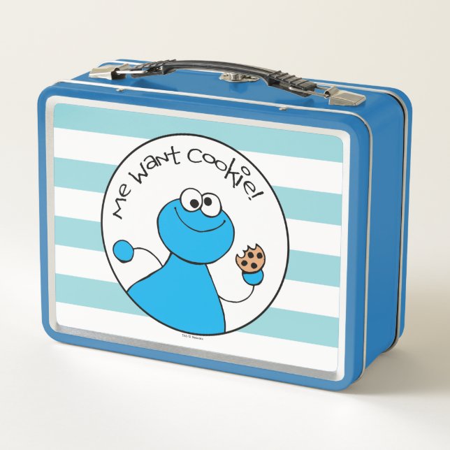 Lunch Box Cookie Monster Doodley Graphisme (Dos)