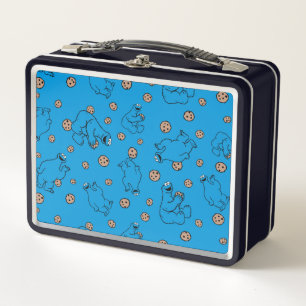 Lunch Box Cookie Monster et Cookies Motif bleu