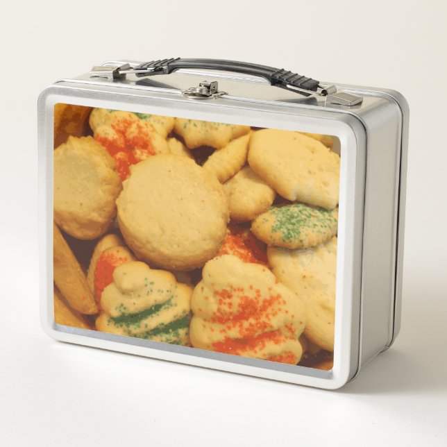 Lunch Box Cookies de Noël avec arroses de sucre (Devant)