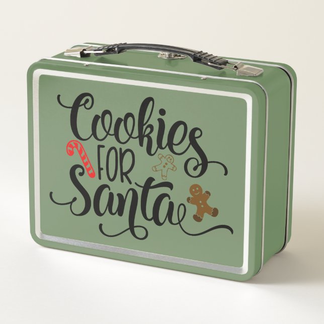 Lunch Box Cookies pour Père Noël Fun Christmas (Dos)