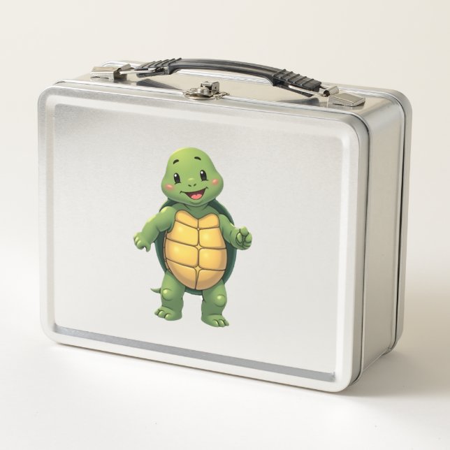 Lunch Box Cool Headless Turtle Halloween Costume _ Funny Laz (Devant)