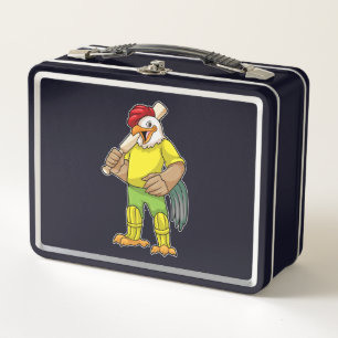 Lunch Box Coq en batteur avec batte de cricket