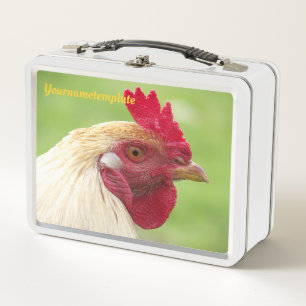 Lunch Box coq, poulet, animal, oiseau, design, ferme,