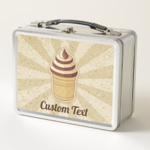Lunch Box Coupe de crème glacée à deux saveurs Boîte à déjeu