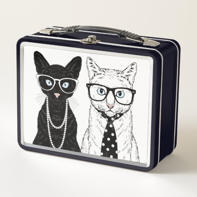 Lunch Box Couples de chat (Devant)