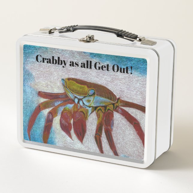 Lunch Box Crabby Crab Boîte à lunch en métal (Devant)