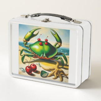 Lunch Box Crabe Sur La Plage Boîte À Déjeuner