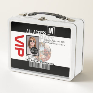 Lunch Box Créez votre propre carte VIP Pass 8 façons de pers