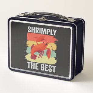 Lunch Box Crevettes amusantes Coquillages Gardez-le Crevette