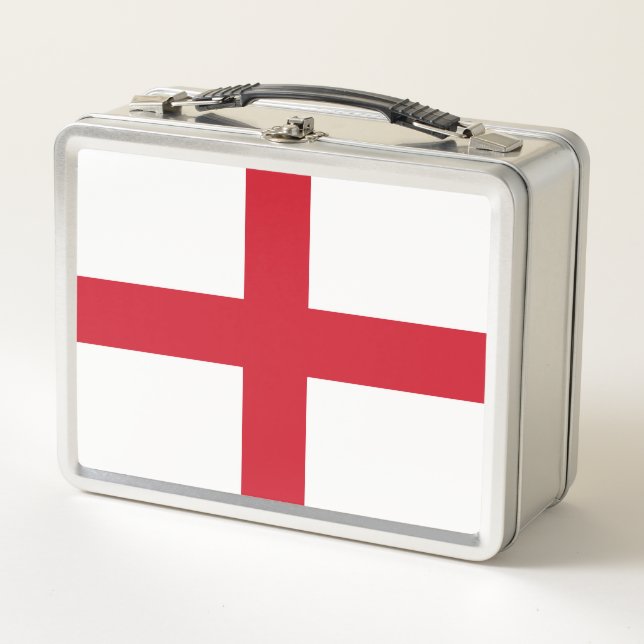 Lunch Box Croix de St George ~ Drapeau d'Angleterre (Devant)