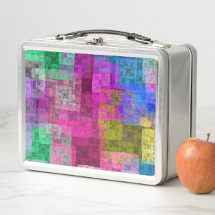 Lunch Box cubes Abstraits