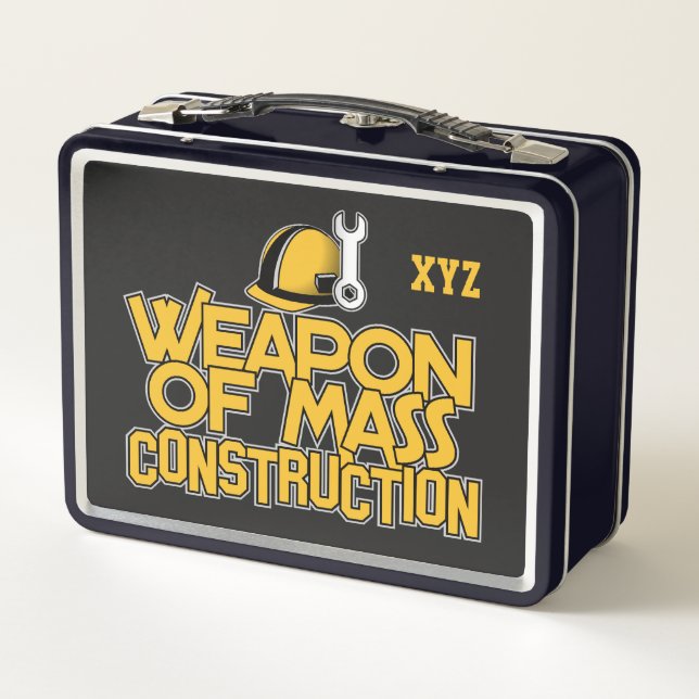 Lunch Box Custom Monogram Mass Construction (Dos)