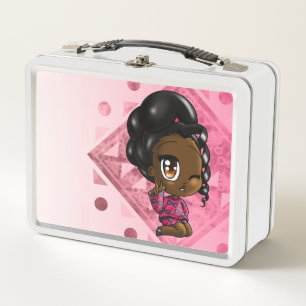 Lunch Box Cute Africaine Américaine