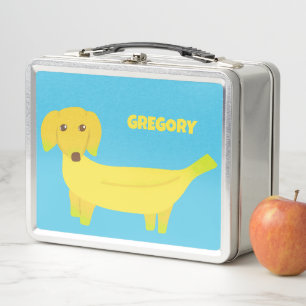 Lunch Box Cute Banana Dog Personnalisé