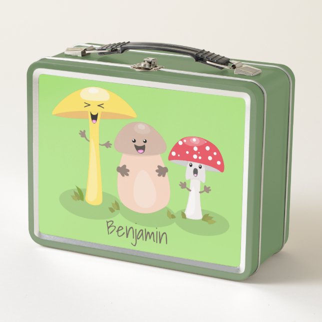 Lunch Box Cute kawaii champignon champignon toadstool (Devant)