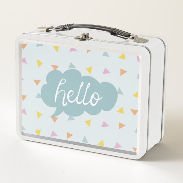 Lunch Box Cute Pastel Hello (Devant)