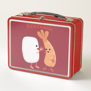 Lunch Box Cute sushi riz crevettes amis dessin animé