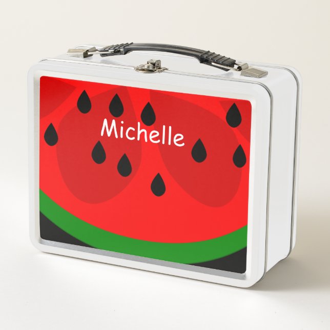 Lunch Box Cute Watermelon personnalisée (Devant)