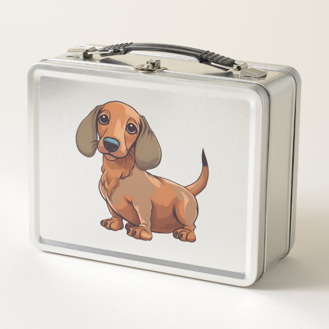 Lunch Box Dachshund Chien mignonne (Devant)