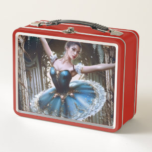 Lunch Box Danse de ballet dans un Tutu bleu