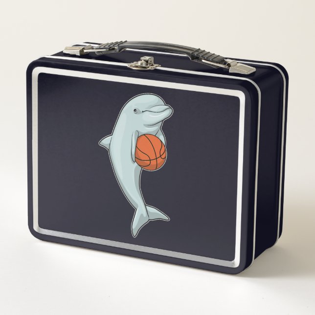 Lunch Box Dauphin au Basketball Sports (Devant)