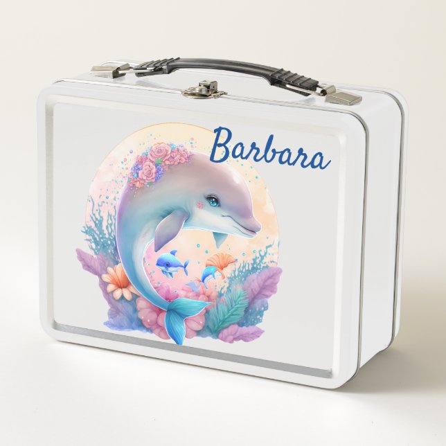 Lunch Box Dauphin bleu enfant (Devant)