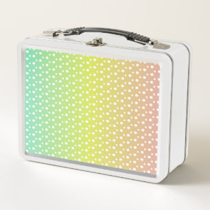 Lunch Box dégradé coloré de bulle arc-en-ciel