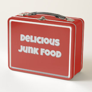 Lunch Box Délicieuse Malbouffe Retro Vintage Old School