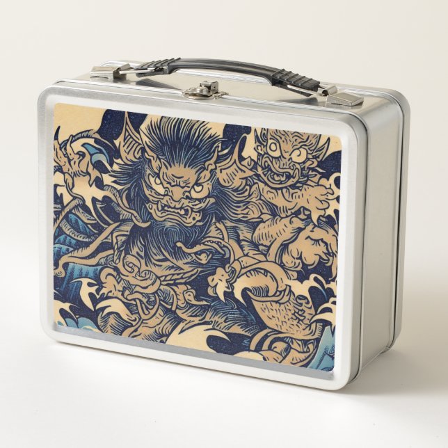 Lunch Box Démons Imaginaires - Style de coupe japonaise (2) (Devant)